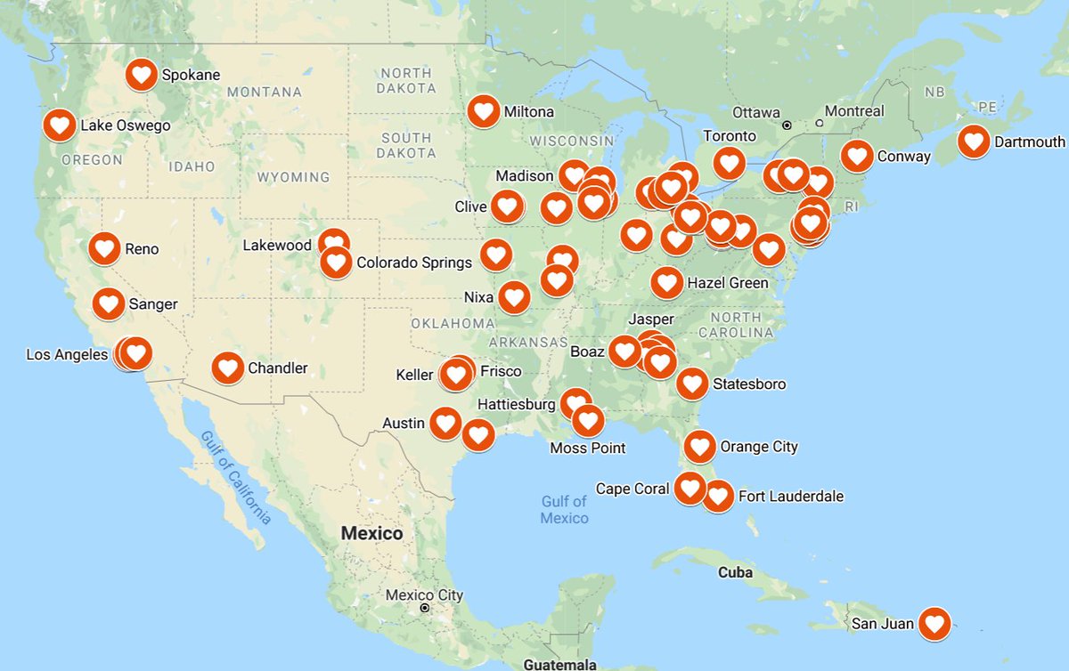 ProjectShaqBox's tweet image. The map continues to fill up!

Do you want some baseball cards? Send your address and get 10 random ones. Donate to charity, and you can have 10 from your favorite team!

forms.gle/2g5jnjB2Kg3qF8…