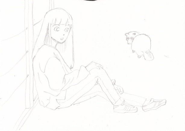 下書きラフ。たぬきと遭遇。
いつ線と色ぬれるかな?

#絵描きさんと繋がりたい #イラスト好きな人と繋がりたい #イラスト #画描人  #illustration 