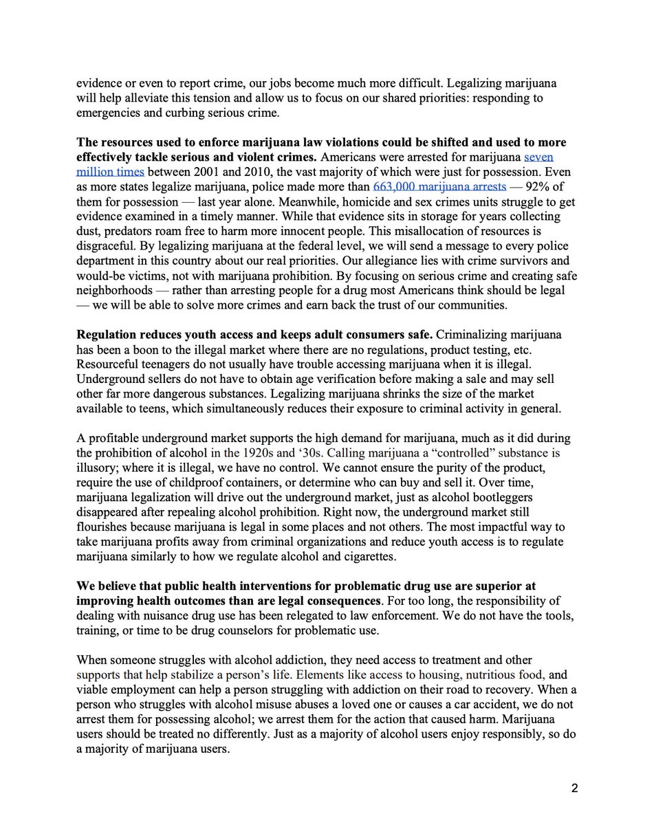 Screenshot of page 2 of the letter. The full text is linked in the available tweet.