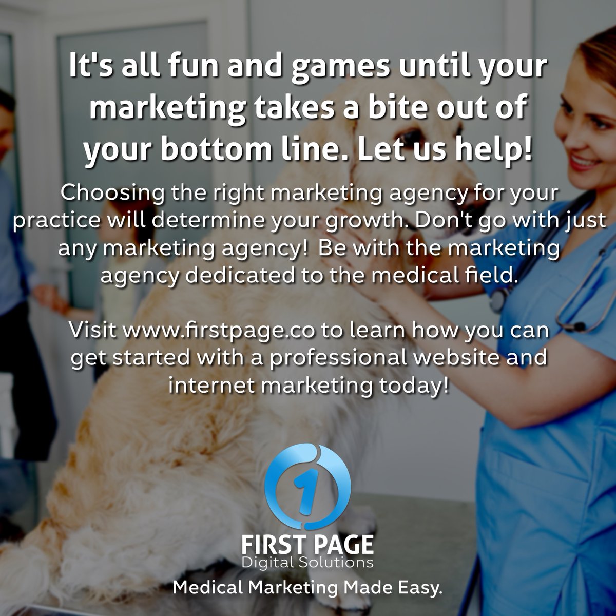 FirstPageDigit1's tweet image. Visit firstpage.co to learn how we can help your veterinary practice!
#veterinarymedicine #veterinary #veterinarian #veterinarysurgeon  #veterinarytechnician #veterinarycareers #veterinarynurse #veterinarycare #veterinarytech #veterinaryclinic #veterinarians