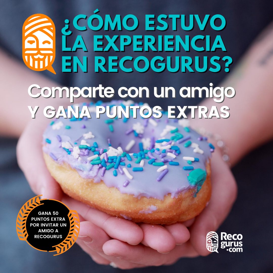 recogurus's tweet image. Invita a tus amigos a ser gurus
Da click aqui bit.ly/InviteReco
Gana 50 puntos extra

#dineroextra #elmejorservicio #recogurus #elmejorregalo #compartir #amigos #reseñas #comprasonline #shopping
#servicios #fastfood #friends #tiempolibre #covid19 #cx