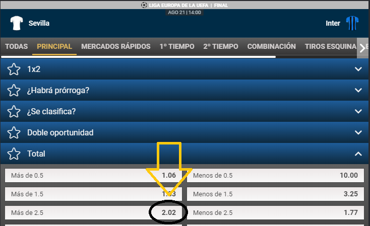 ProfitBets12's tweet photo. Final #UEL 
Sevilla FC - Inter de Milán
⚽️
Se anotarán más de 2.5 goles (Over 2.5)
Cuota 2.02 en Wplay, mínima 1.95
Stake 2
⚽️
Los invito a leer mi reseña con pronóstico en la página oficial de @mp_deportes 
https://t.co/L4EwJAwX0h

#UELfinal #SevillaFC #Inter #FreePick #apuestas https://t.co/eHBxWbeVqh