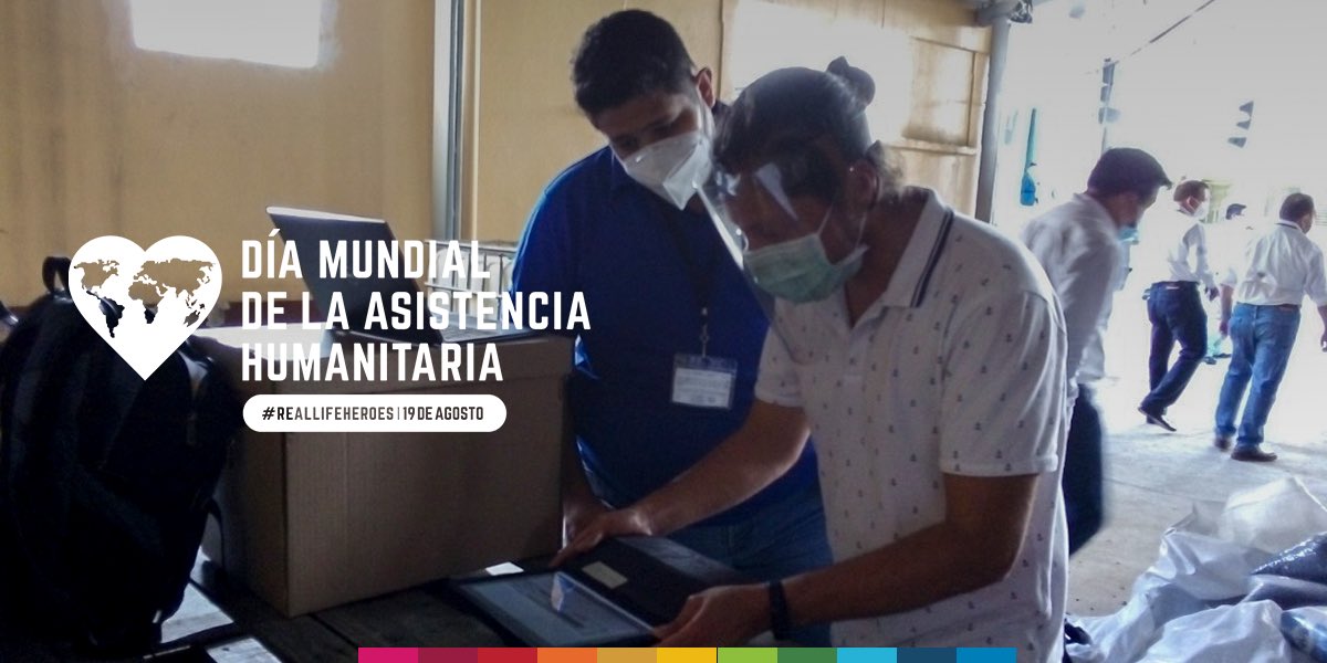 WFPGuatemala's tweet photo. Rostros del #DíaMundialHumanitario 
🌎🤲🏽💙
“Con el trabajo humanitario prácticamente queremos lograr un mundo en el cual las necesidades de todos estén satisfechas.” - Julio, Programas

#WorldHumanitarianDay 
#RealLifeHeroes
#UN
#WFPTeam https://t.co/dFc5BcovgD