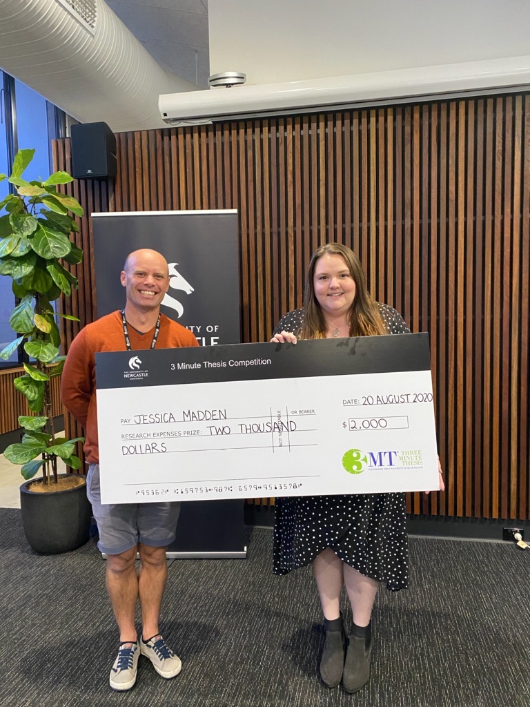 🥳🥳👏👏 2nd place in UoN 3MT, what a legend congrats Jess 🥳🥳👏👏 

#AusPainSoc #BPRSIG #3MT #3MinuteThesis #UoN