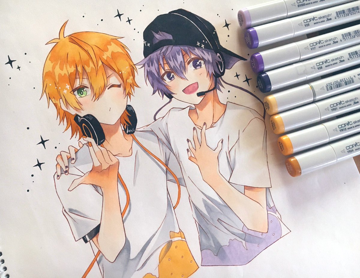 「ななジェル最強?
#すとぷりギャラリー
#Streamer 」|わたあめ@低浮☁️のイラスト