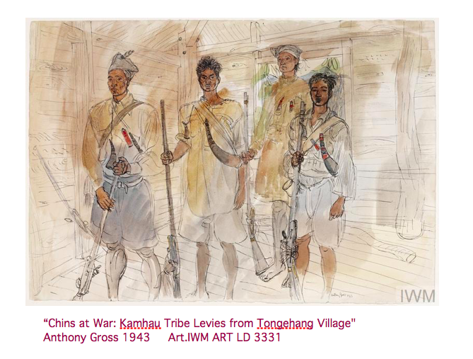 6. Gross journeyed north to Burma’s Chin Hills, where  #Indigenous peoples in Chin Levies & Chin Hills Battalion resisted Japan’s push toward India. Post WW2, traditional independence of Indigenous hill peoples led to decades of armed resistance vs. Burma’s military oppression.