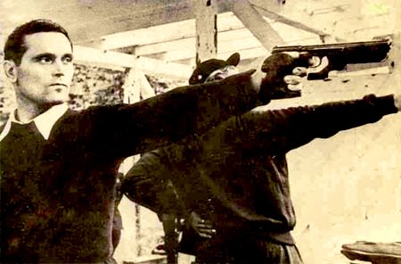 #28In 1938, Karoly Takacs had his right hand (one with he shot) blown off completely. It didn’t deter him from shooting though as he taught himself to shoot with his left hand and in 1948, at 38, he won the rapid fire pistol (smashing the WR in process) at the London Games.