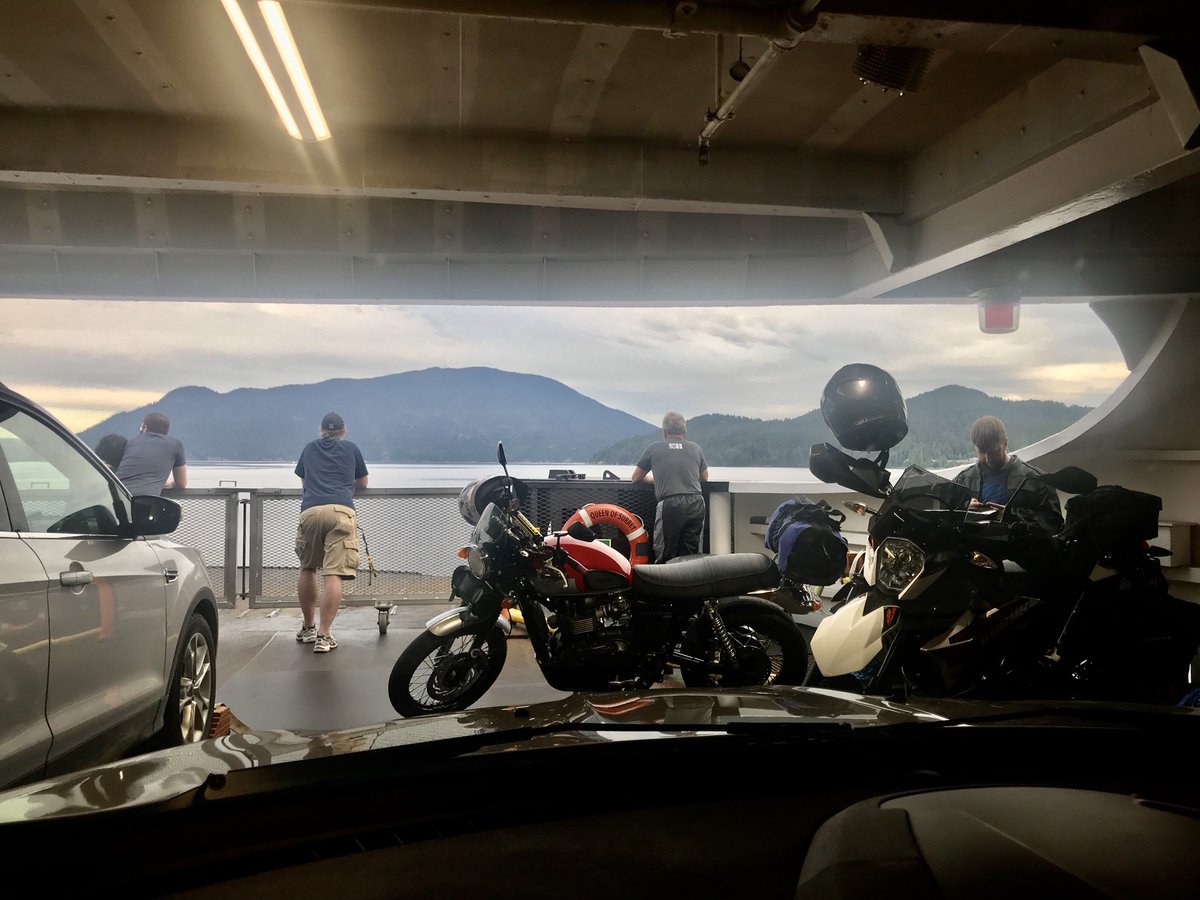 Great parking spot on the ⁦<a href="/BCFerries/">BC Ferries</a>⁩ Queen of Surrey from Langdale to Horseshoe Bay. One benefit from #COVID19 is visits to our own province instead of heading south or flying overseas. #BritishColumbia