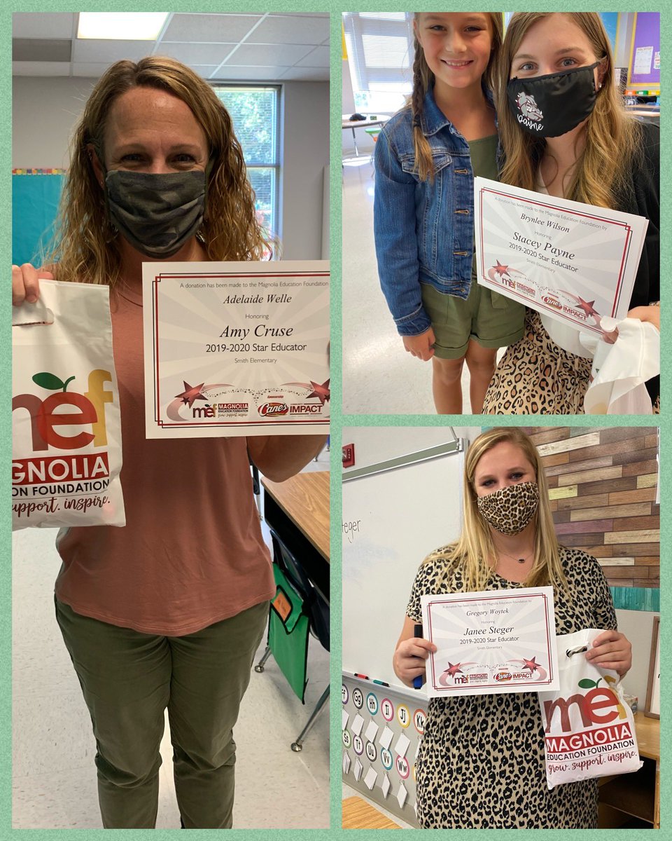 CedricSmithElem's tweet photo. Congratulations to our MEF Star Educators - Ms. Swonke, Ms. Garcia, Ms. Chapman, Ms. Cruse, and Ms. Payne, and Ms. Steger! @MagnoliaISD https://t.co/PC1jjVCWrv
