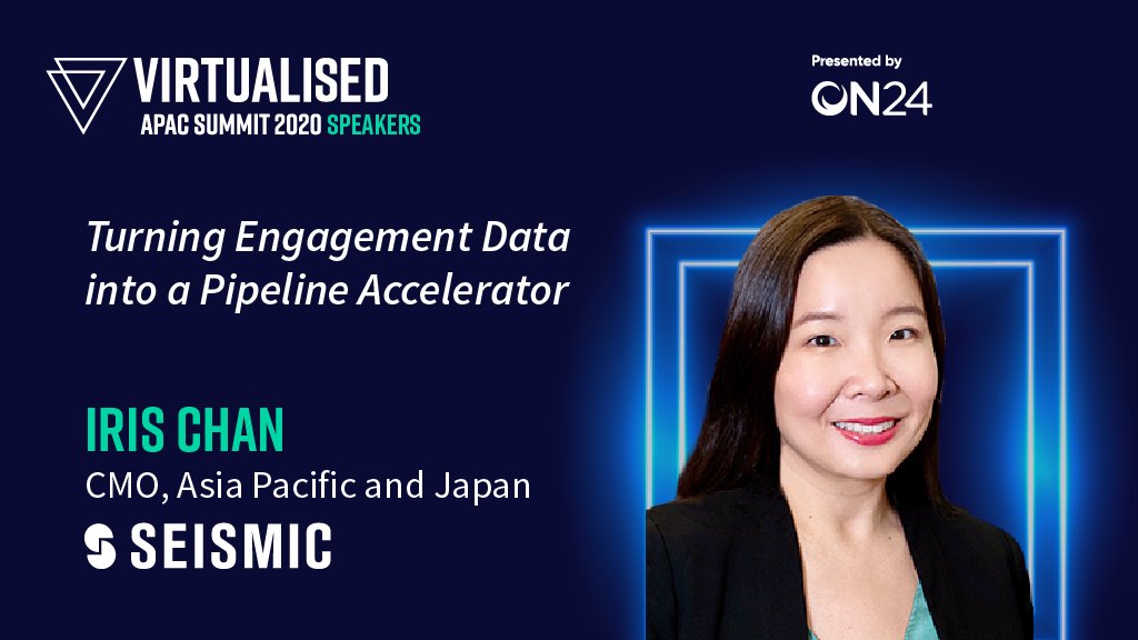 SeismicSoftware's tweet photo. For businesses, capturing digital cues in a buyer's journey is vital. Register here for @ON24 Virtualised APAC, where APAC CMO @ichankl will explain how combining #webinar analytics w/ #salestechnologies can improve lead conversion & speed up #salescycles https://t.co/rypOs9cntV https://t.co/4j0HPv8yDE