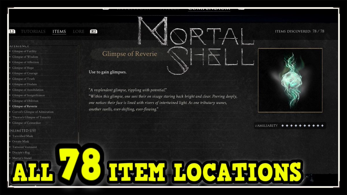 GamingwithAbyss's tweet photo. #MortalShell #PlaystackGames #GamingWithAbyss #Tips #Collectibles #Walkthrough #Gameplay #PS5

Mortal Shell All Item Locations - Bars Tended Trophy / Achievement Guide https://t.co/4S0ulQ7J9k https://t.co/vakAk4ghsH