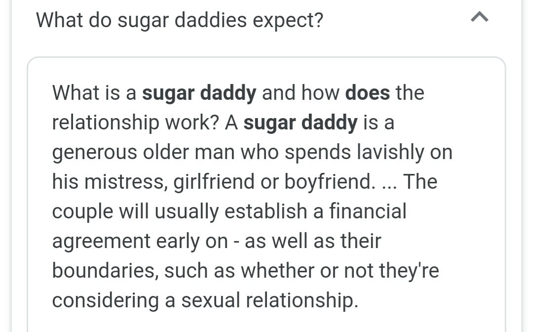 Daddy and baby?All of this business was a bit shady.He found his questions answered by the suggested questions again.