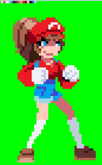 I AM ALIVE AND I HAVE COME WITH PIXEL ART

Female Mario will be made into a small idle anim soon!