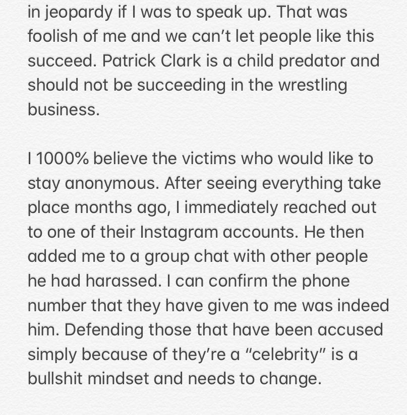 "WWE didn't contact the victims"Because the "victims" are anonymous. "But Josh Fuller..."Josh Fuller is NOT a victim. Furthemore he even said the "victims" were anonymous. Josh Fuller doesn't know anything, so would WWE contact him? Who are they supposed to contact?