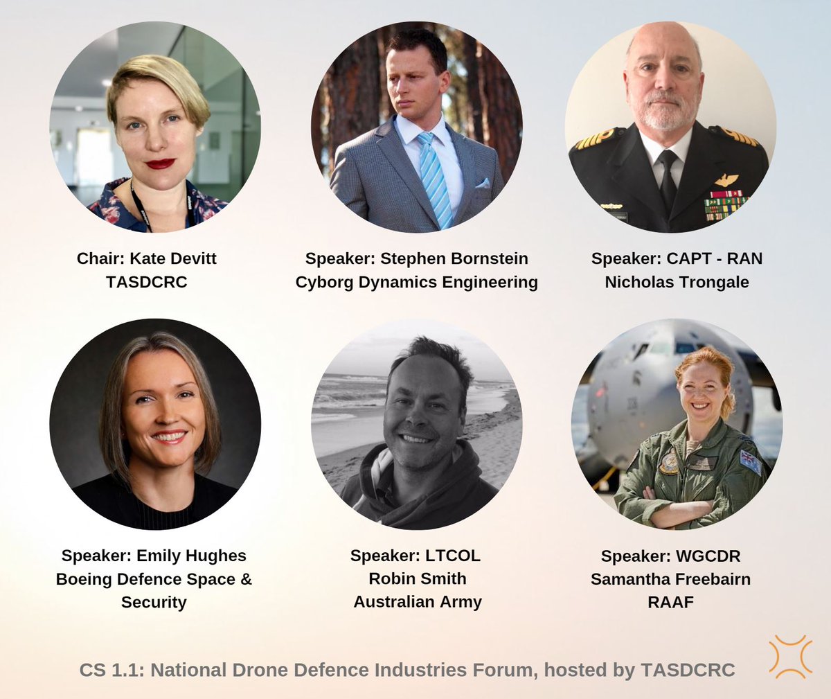 WoDCongress's tweet photo. New WoDaRC 2020 Session Announcement!
CS 1.1: National Drone Defence Industry Forum, hosted by @tasdcrc. Chair: @skdevitt
Register now! https://t.co/0RSoVwd6Cg
#Drones #Robotics #Defence #DefenceForum https://t.co/xbldE7jZ7f