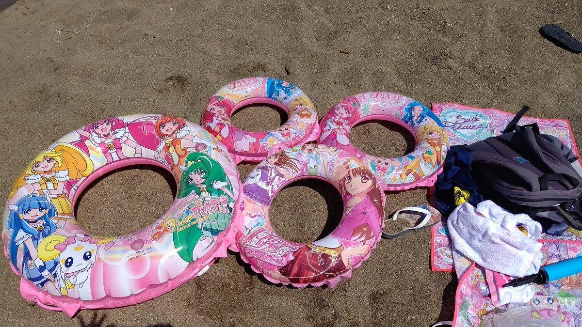 同人 ビーチボール 80cm 同人 ビーチボール③ 80cm 空ビ/空気