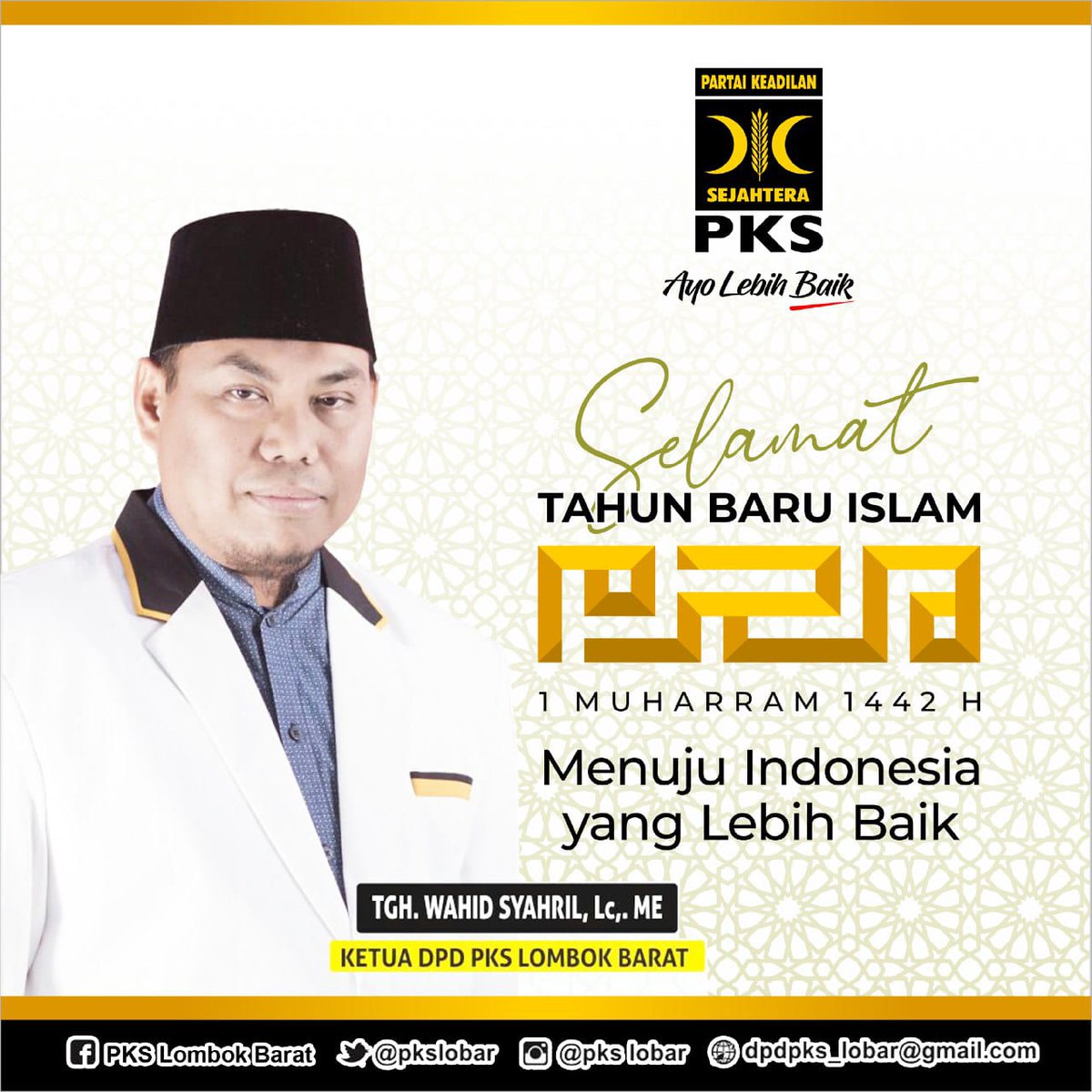Barakallohulakum; Jadikan Tahun Baru Islam Sebagai Tinggak Kebangkitan Ummat Islam sebagaimana Rasylulloh SAW dan para sahabat mulia. Generasi terbaik yg pernah ada di dunia karena cinta kpd Rabbnya, Alloh SWT
#SelamatTahunBaruIslam1442Hijriyah