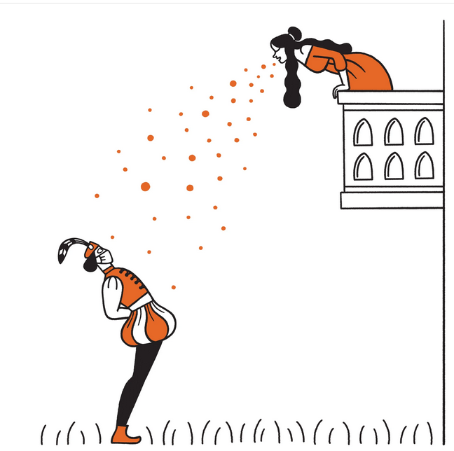 "With a Kiss I Die" -Romeo and Juliet;s socially distance balcony scene

Well done <a href="/NewYorker/">The New Yorker</a> 

newyorker.com/magazine/2020/…