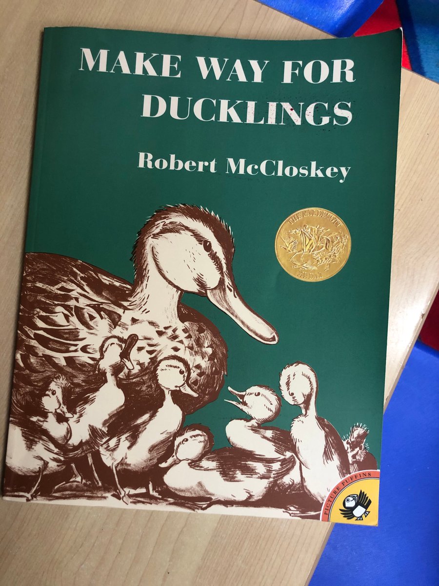 Make Way For Ducklings, an  @ewarren favorite (set in Boston!)