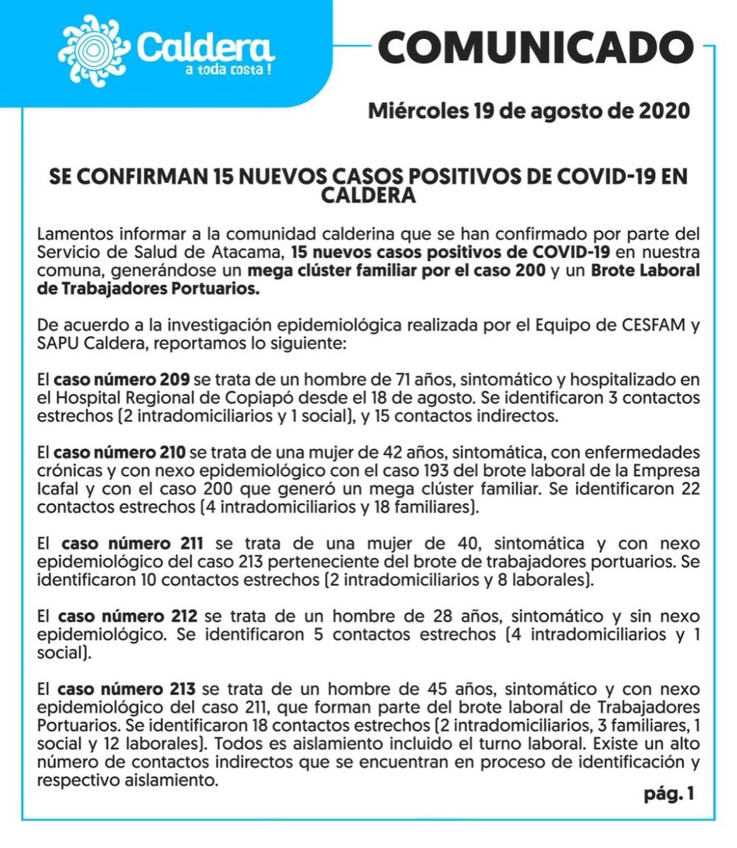 BrunildaCaldera's tweet photo. En #Atacama #Ministro #Paris,  seguimos sumando casos Covid-19 y nada de #Cordones #sanitarios ni  cuarentenas para las comunas pequeñas. 
El #Presidente #Piñera más preocupado del #futbol que de los #habitantes del #norte. https://t.co/d2ReJOwbzY
