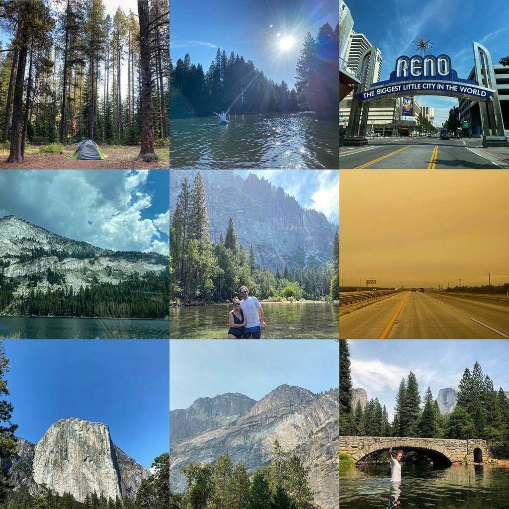 Tomorrow morning will be the first time in 4+days I’ll be wearing shoes and/or pants = #vacation ruled. 💚🏞💚
.
.
.
.
#california #norcal #tahoedonner #donnerlake #reno #nevada #monolake #tenayalake #yosemitenationalpark #yosemitevalley #elcapitan #hal… https://t.co/M4gOytPb6w https://t.co/Yx0nAw3jhV