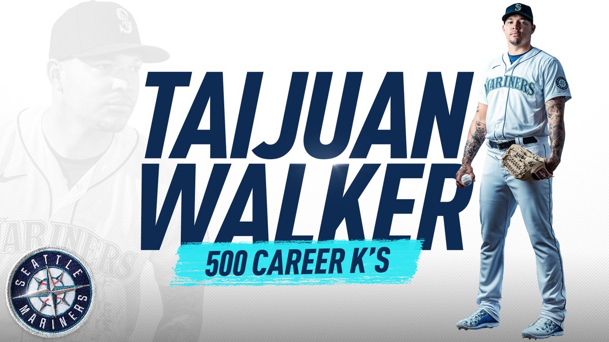 Mariners's tweet image. 5️⃣0️⃣0️⃣ for @tai_walker! 👏