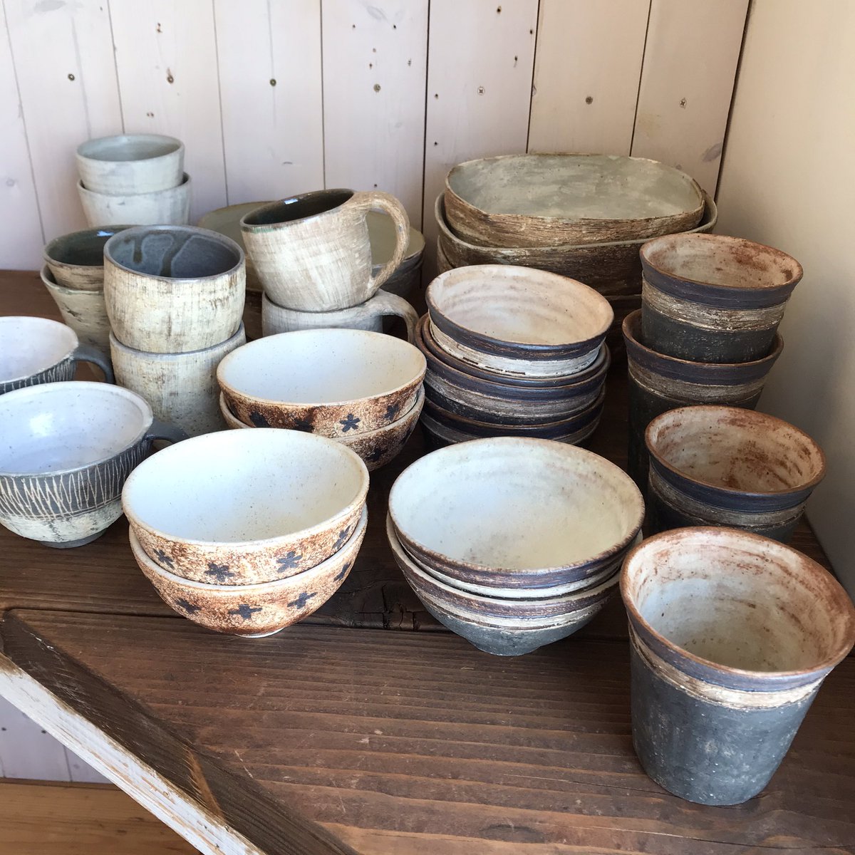 CRAFT BORO×BORO クラフトボロボロ　浅鉢2個セット　未使用品 雑貨＆カフェ ラ・ミディ on X: 