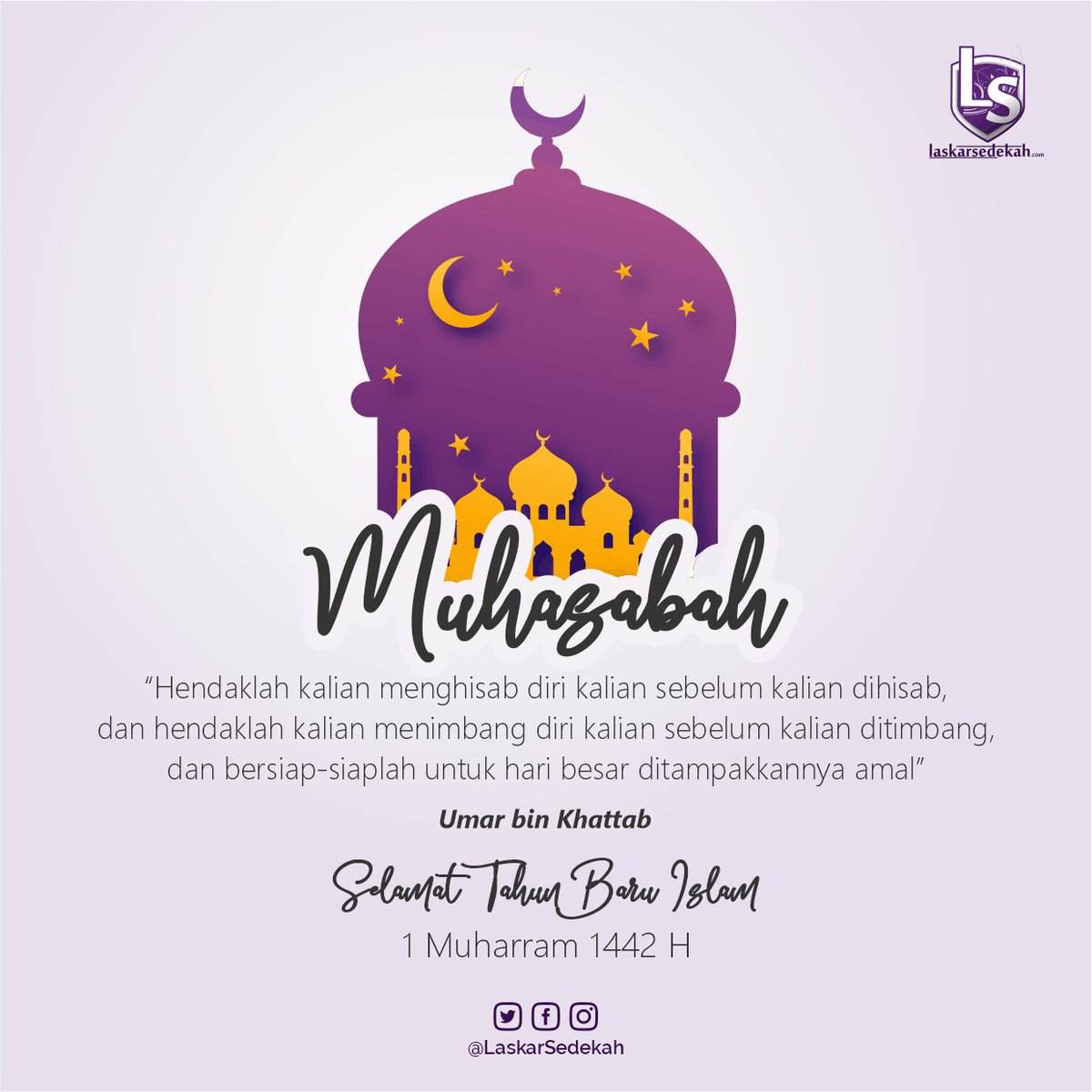 Muhasabah

Hendaklah kalian menghisab diri kalian sebelum kalian dihisab, dan hendaklah kalian menimbang diri kalian sebelum kalian ditimbang, dan bersiap-siaplah untuk hari besar ditampakkannya amal (Umar bin Khattab)