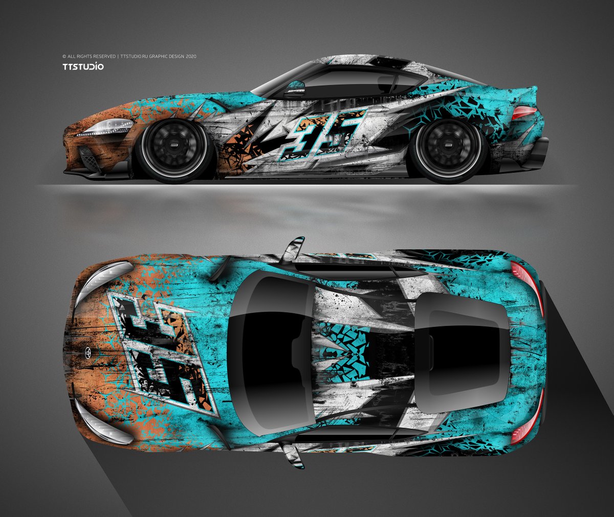 Alex_yusipov's tweet photo. 💥 Dirty dynamic livery wrap design concept for full wrap for sale (can be adapted to any car) 💥
#ttstudioru #toyota #supra #dirty #worn #livery #oldlook #dirtydesign #dirtylivery #race #racedesign #low #deep #conceptforwrap #scuffed #design #conceptwrap #wraps #wrapping #folie https://t.co/BCdtLAWmOR
