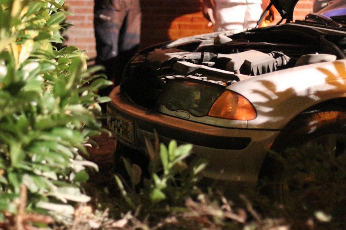 Brandstichting in Diepenveen op beeld vastgelegd .