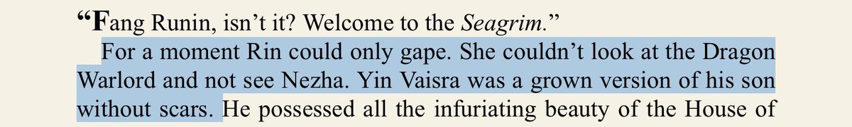 why do authors do this?  every time we meet the father of a male protagonist they either go the “he was the spitting image of his father” route or “we were looking at [male protagonist name] in a few years”