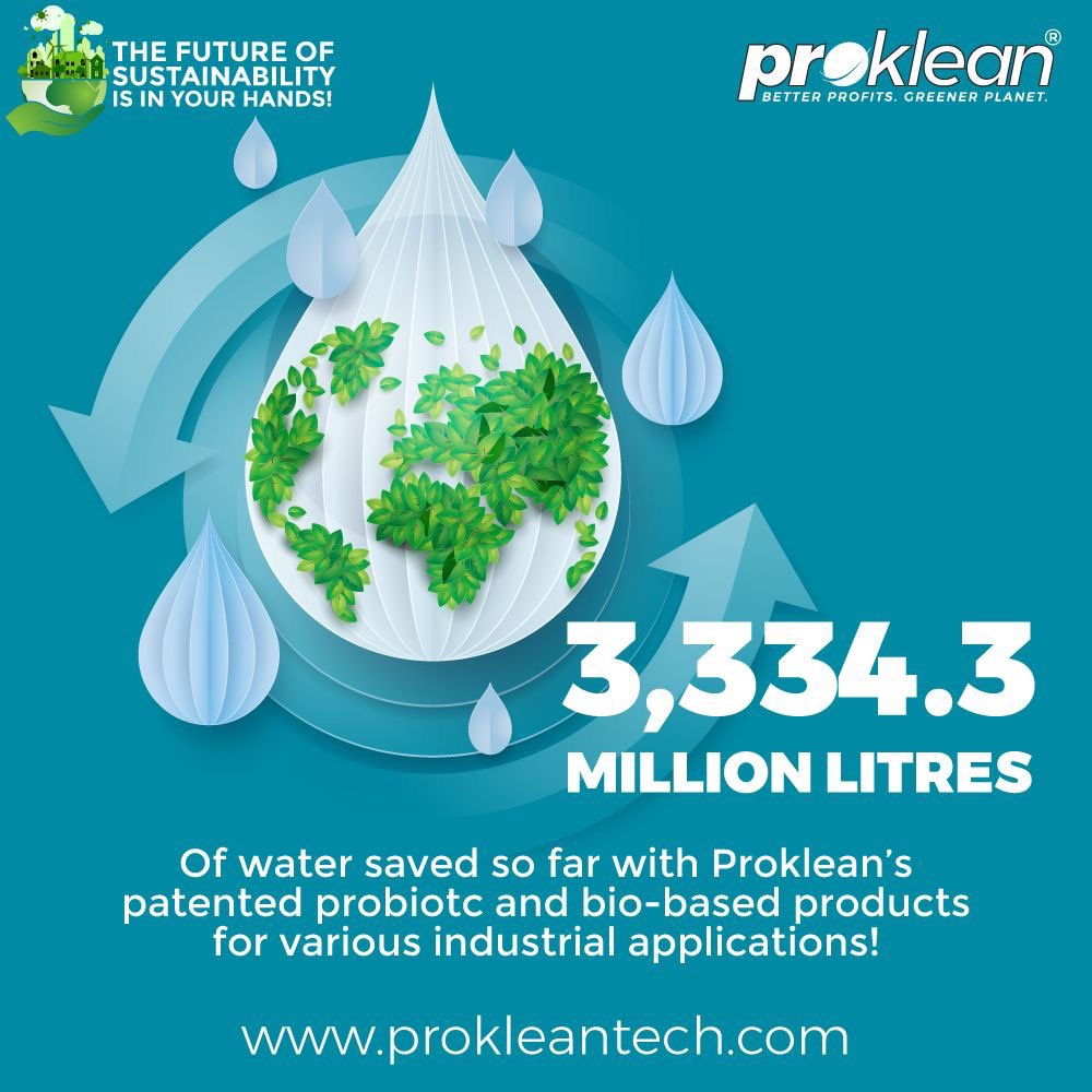 KarunTyagi1978's tweet image. Short supply of drinking water is the key risk area where urgent action is needed and  Proklean Technologies Pvt. Ltd.  is addressing this with its probiotics and biobased product solutions 

 #water  #proklean  #probiotics  #biobased   #drinkingwater  #fashion  #textiles  #paper