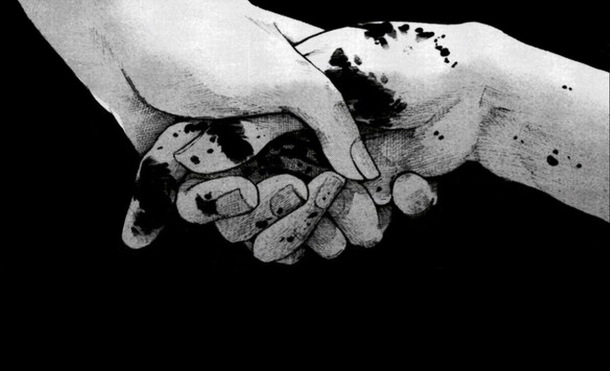 ─ 𝘬𝘪𝘴𝘴 𝘮𝘺 𝘣𝘭𝘰𝘰𝘥𝘴𝘵𝘢𝘪𝘯𝘦𝘥 𝘩𝘢𝘯𝘥𝘴,

       𝚠𝚎𝚕𝚌𝚘𝚖𝚎 𝚖𝚎 𝚒𝚗𝚝𝚘 𝚢𝚘𝚞𝚛 𝚊𝚛𝚖𝚜