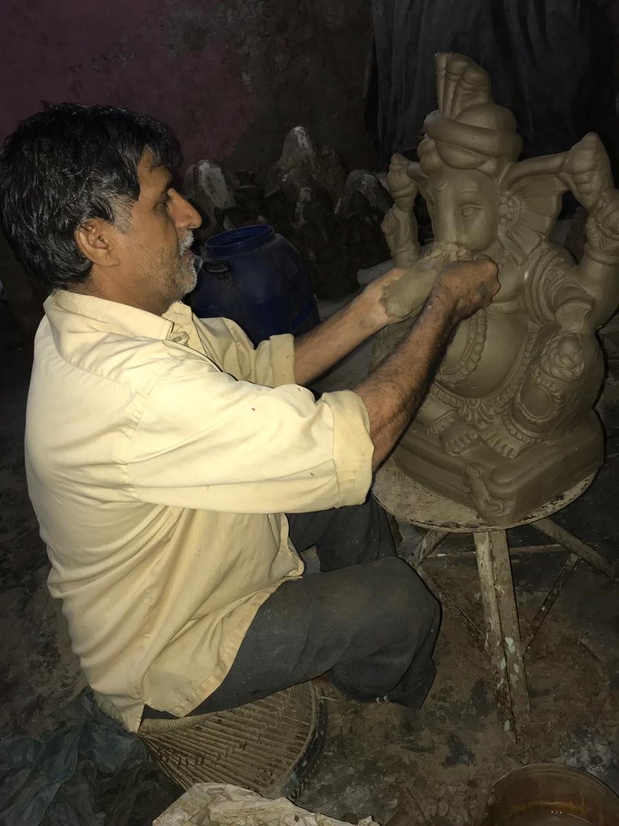 TexMinIndia's tweet photo. Shri Duli Chand (9213871219) an exquisite potter, also a National Awardee creates traditionally unique &amp;amp; artistic sculptures and products in terracotta. @narendramodi @PMOIndia @smritiirani #Vocal4Handmade https://t.co/GjkI77abgy
