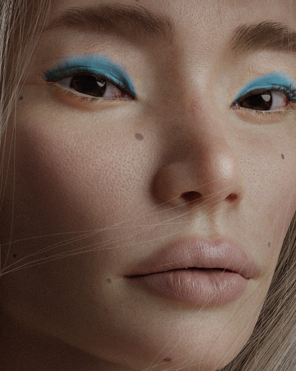 GenVAgency's tweet photo. Pop of color with Lunah! 💄 Makeup direction by Andrea Claire!⁠ 
---⁠
https://t.co/flfhhWt6aN
#virtualmodel #b3d https://t.co/9LiNHR26FF