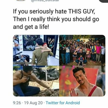RishiTigerian's tweet photo. Two things define you: Your patience when you have nothing, and your attitude when you have everything.
.
.
.#TigerShroff Most humble & Down to earth person
#Most_beautiful & innocent soul
WE LOVE YOU TIGER SHROFF ❤
#GOODMORNING Our Hero
@iTIGERSHROFF https://t.co/w7Z0BEwBHR