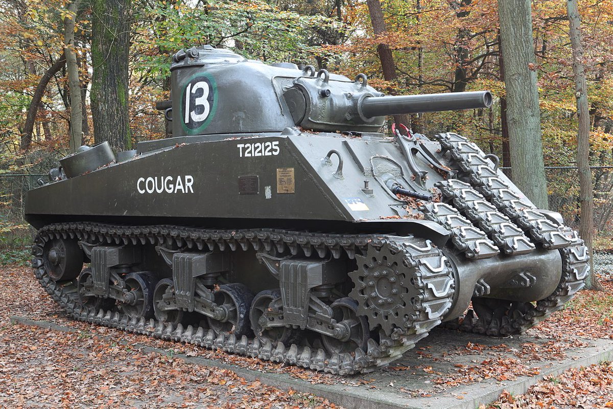 It had a popgun on it.The British put a high-velocity antitank gun on some of THEIRS, and it became an effective tank killer.Ours (left) versus theirs (right).