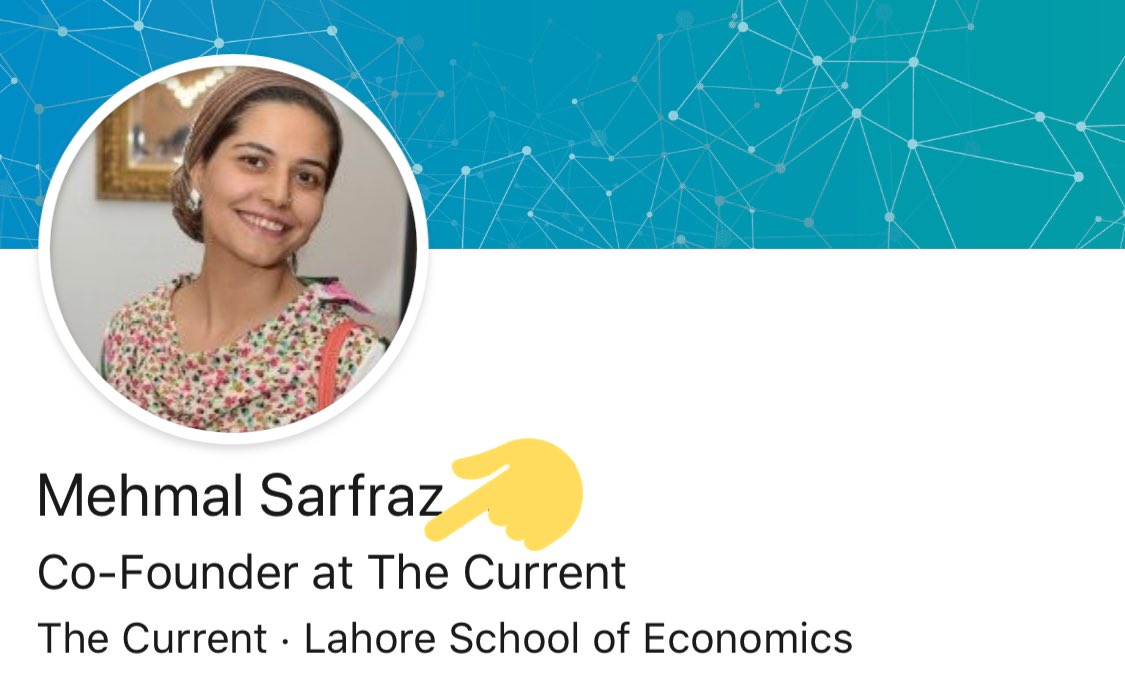 But is there any proof of Mehmal Sarfraz being funded by foreign govts, firms or orgs.Yes there is!Besides appearing on Pak media, she is a paid employee of India’s The Hindu Media Group, office bearer of foreign funded SAFMA & CoFounder of a mysterious firmTHE CURRENT./6