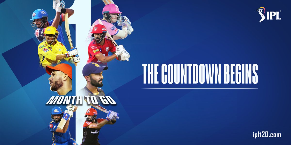 IPL's tweet photo. 1⃣9⃣-0⃣9⃣-2⃣0⃣2⃣0⃣

Mark the date! 🗓️
Let the countdown begin! ⏳ https://t.co/JTnX5iARxE