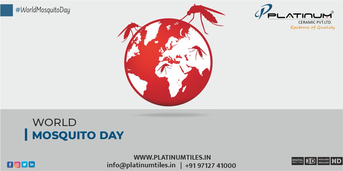 platinumtiles_'s tweet photo. #worldmosquitoday #mosquito  #MosquitoBites #day #tilestyle #tilesaddiction #TileStore #tilesdesign #tilesforwall #tileshowroom #tilesofinstagram #tilesfrommorbi #tilestoreonline #tilestonetrends #antiquetiles #floortiles #walltiles #digitaltiles #morbi #gujarat #india https://t.co/rh3N8OTy3m
