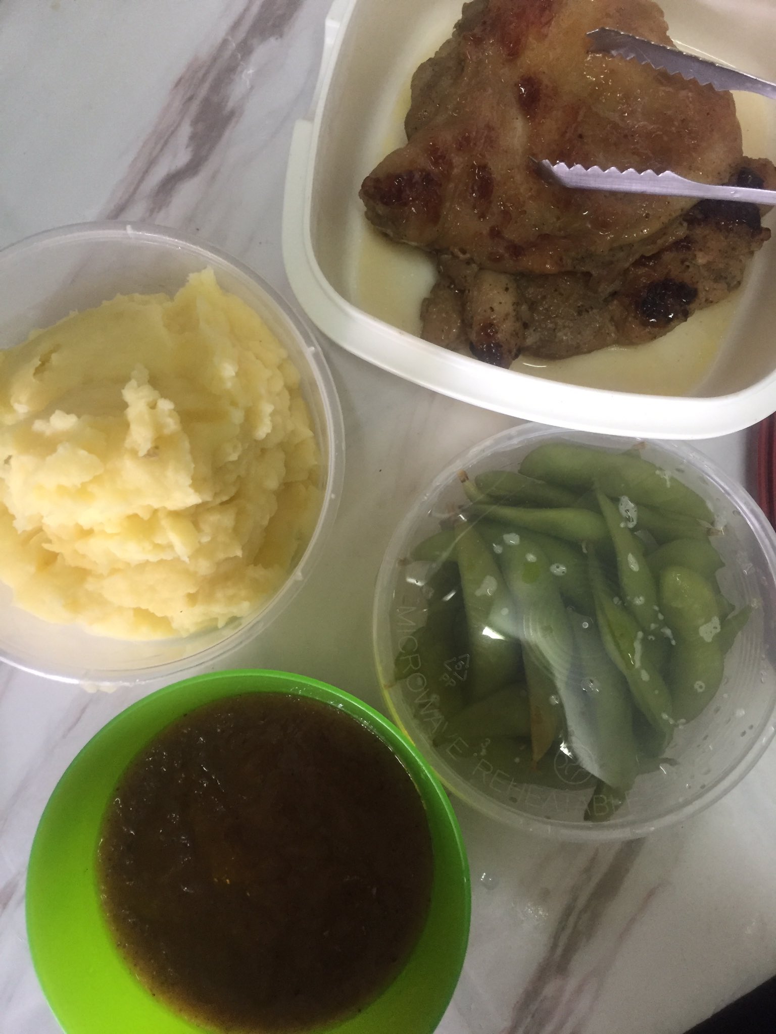 Dekyin Sayfull On Twitter Nasi Goreng Cina Ayam Grilled Black Pepper Mashed Potato Edamame Betul Ke Idak Ejaan Tu