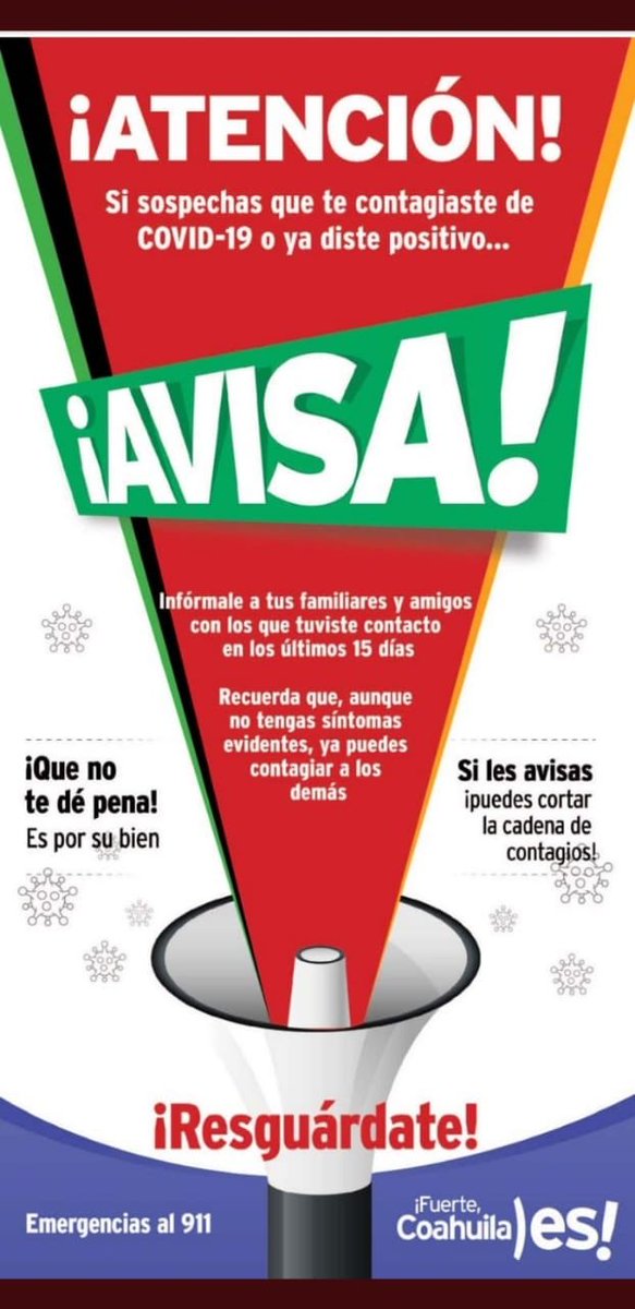 CECyTEC_PNegras's tweet photo. Avisa, te cuidas y nos cuidamos todos!! #QueNoTeDePena #COVID-19 https://t.co/xiYlnkRDLJ