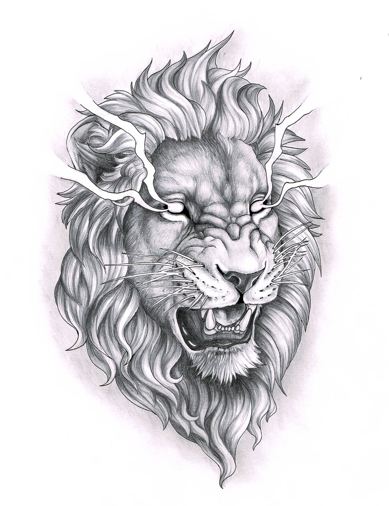Lion head dotwork tattoo with dots shading,... - Stock Illustration  [100500612] - PIXTA