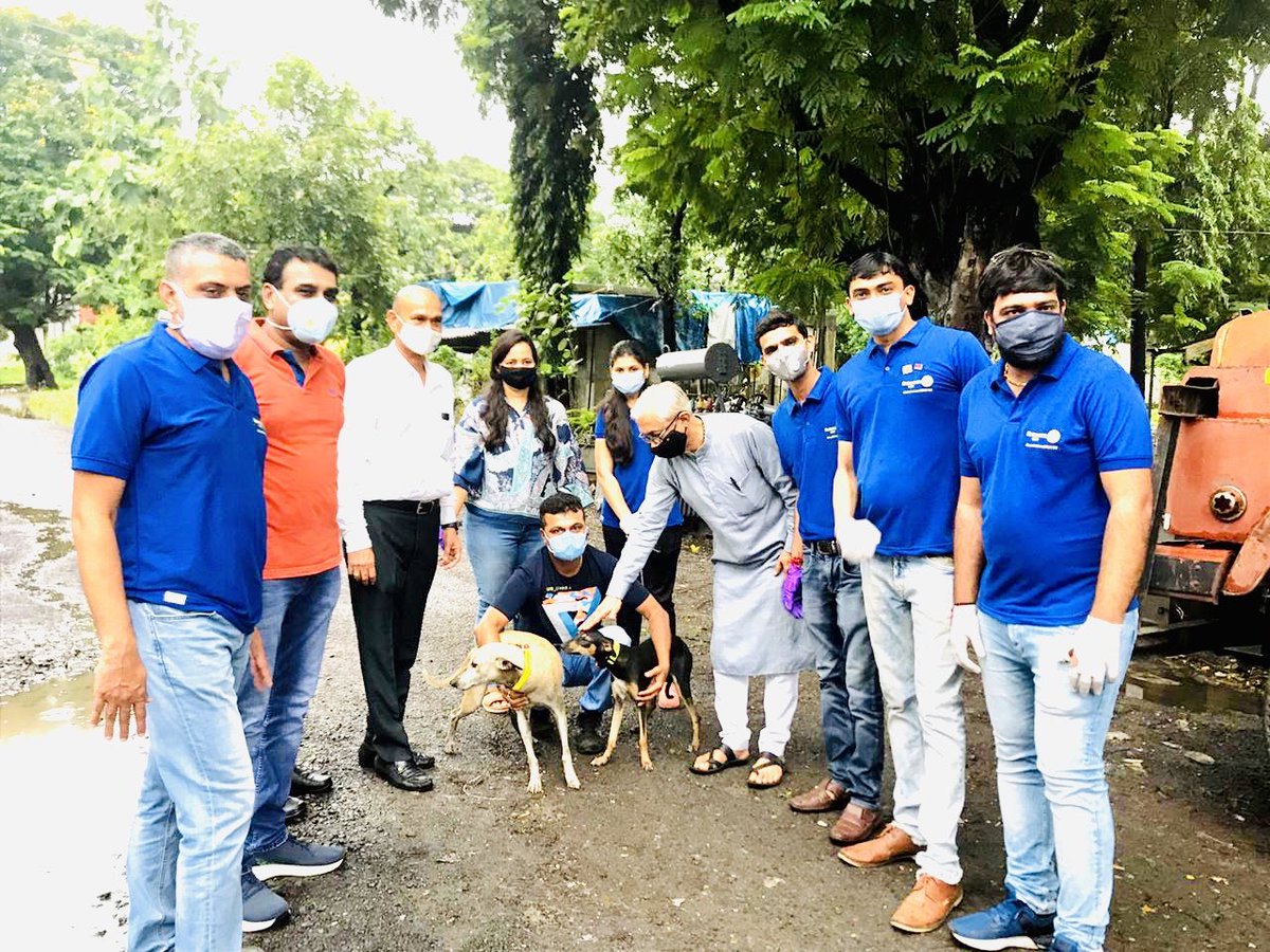 RotaractVapi's tweet image. “સંવેદના : Taking a step forward”

#WelfareProgram For Street Dogs 🦮

Anti-Rabies Vaccination , De-Worming , Reflective Collar &amp;amp; Feeding To Dogs ✨
@Manekagandhibjp 
@vijayrupanibjp 

#RotaractVapi 
#Rotaract3060 
#AnimalWelfare 
#DogLove