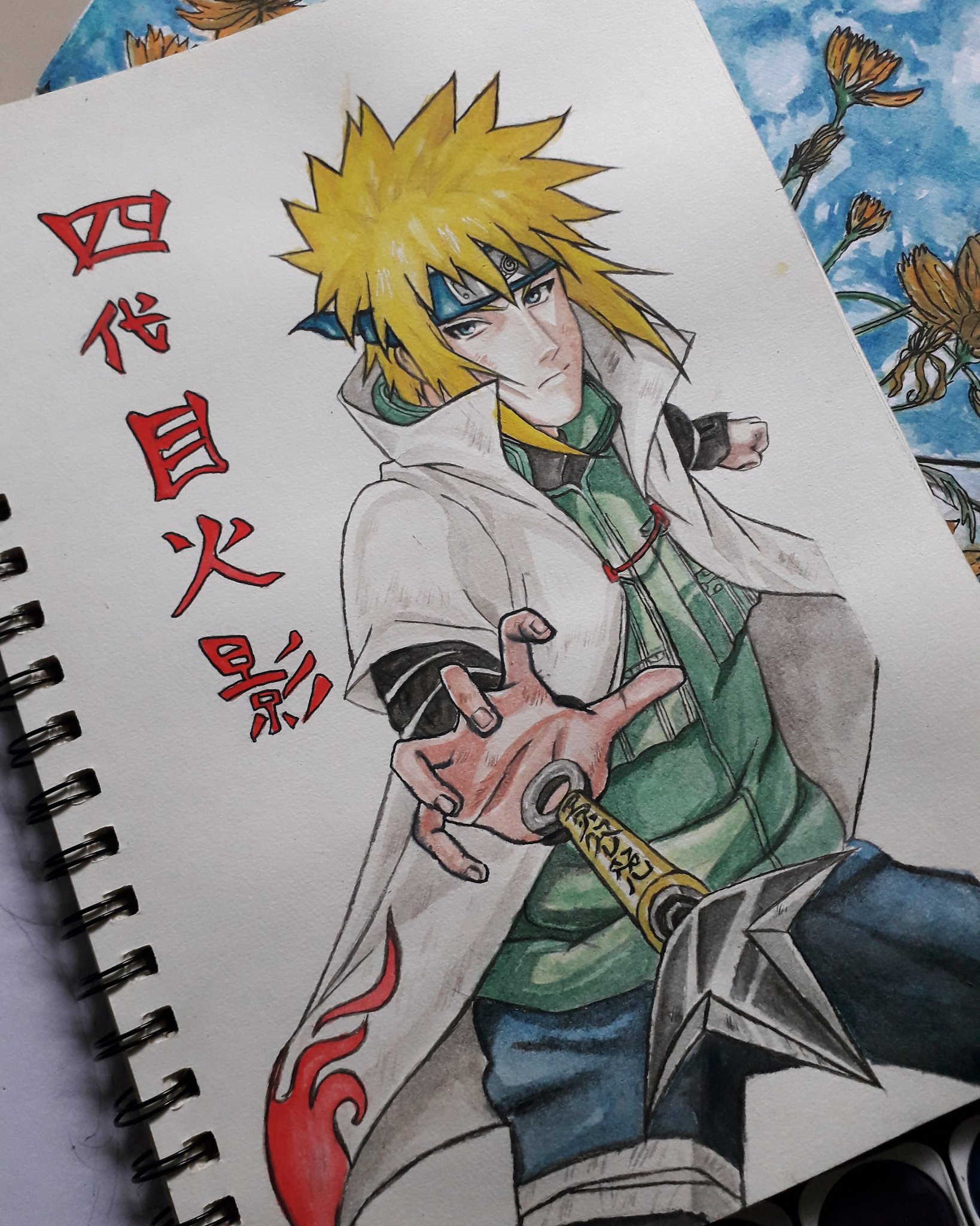 HOW TO DRAW MINATO NAMIKAZE FROM NARUTO SHIPPUDEN /// COMO