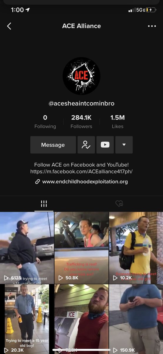 This is her TikTok account