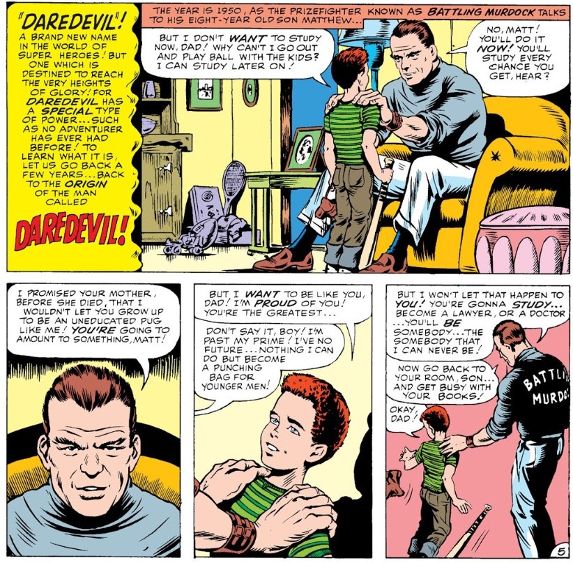 So let's start. Daredevil Vol. 1 (1964-1998)Daredevil Vol. 1 #1April, 1964by Stan Lee (W), Bill Everett (P), Bill Everett, Steve Ditko and Sol Brodsky (I), Sam Rosen (L)."A classic origin issue for a classic character."Review by Bob Reynolds https://weirdsciencemarvelcomics.com/2019/08/18/daredevil-1-1964-the-origin-of-daredevil-retro-review/