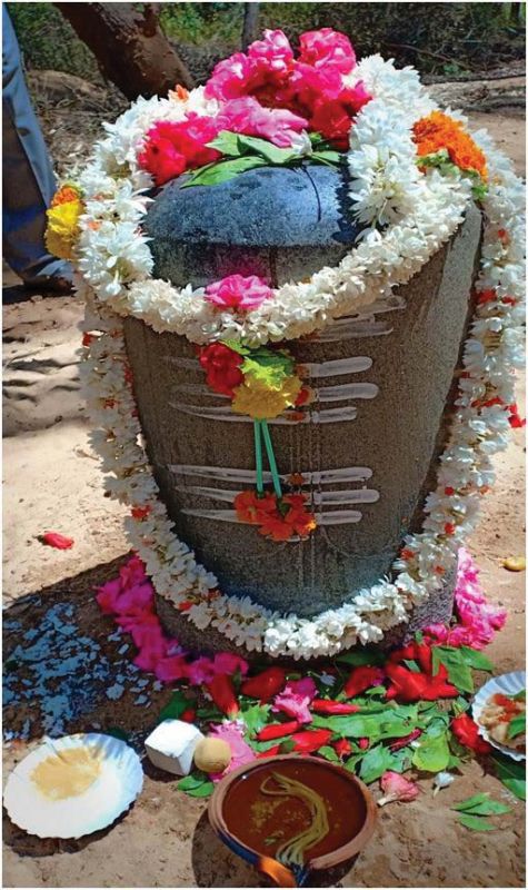 The sighting of the Siva linga on the banks of the Mogameru rivulet, close on the heels of the discovery of stone implements such as axes and other tools used by the Megalithic civilisation by the Archaeology Department, has created further interest.Jai Bholenath