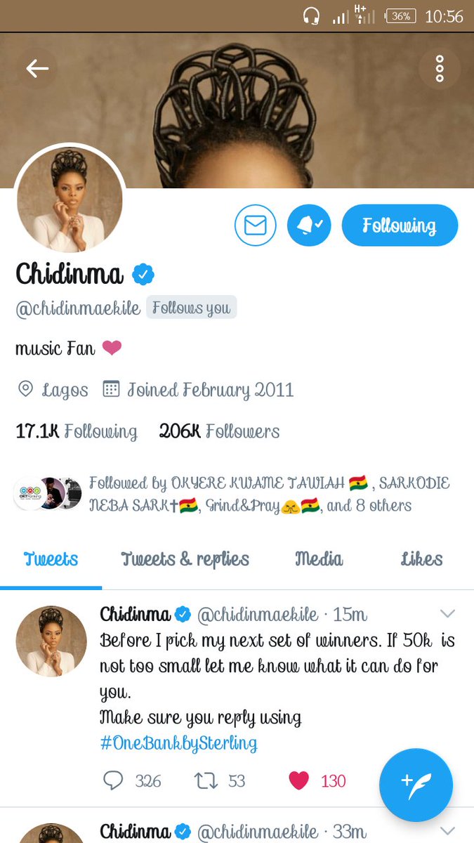 Wiznic1's tweet photo. I can't believe ma eyes big thank u @chidinmaekile. Wat a blessing
#OneBankbySterling https://t.co/BO5tISHItd
