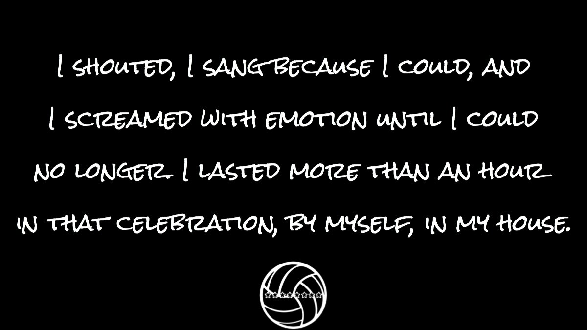 “I also clearly remember watching the Caracas-Lara game (2019). If Caracas won, we were in the Sudamericana. Caracas won 3-0. I was at work. There were about 20 minutes to go to. I got home and I cried - a lot. I had not experienced an international competition before. (6/9)